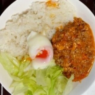 トマト煮込みの三色丼